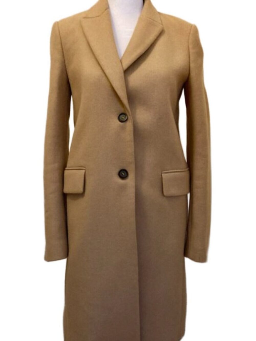 Zara Manteco Premium Collection Manteco Camel Coat – XS